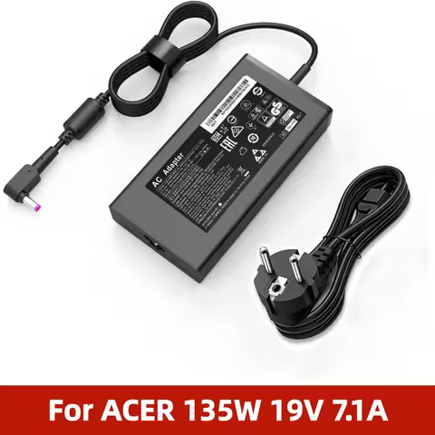 135W 19V 7.1A Charger for Acer Nitro 5 V15 V14 V16 ANV15 ANV14 ANV16 Gaming Laptop ADP-135NB B ADP-1