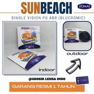 Lensa kacamata SV PG-ABR Photocromic + anti bluray UV 420 Satin green RX by DOMAS