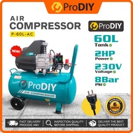 PRODIY/LADDEMAN Air Compressor 60Litre Tank 2HP 8Bar 192L/min 60L Kompresor Angin compressor angin P