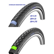 SCHWALBE MARATHON PLUS 20x1.75 20X1.5 20x1.35 35-406 40-406 47-406 City Tyre SmartGuard