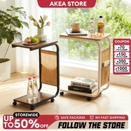 Movable Table With Wheels Pulley Table Side Table Nordic Living Room Coffee Table