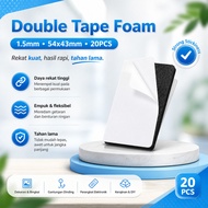 Double Tape Foam 1.5mm Thick Adhesive Without Marks 20 PCS - 9448A