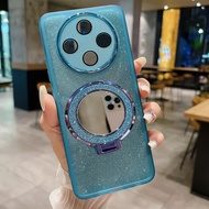 Tecno Spark 30C 30 Pro 2024 5G 4G trường hợp có nam châm chống sốc gương rõ ràng Vòng bìa cho spark3