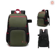 Camera Backpack Water-resistant Camera Bag Photography Backpack Large Capacity Camera Case with Tripod Holder 15.6 Inch Laptop Compartment for Women Men  [24NEW]