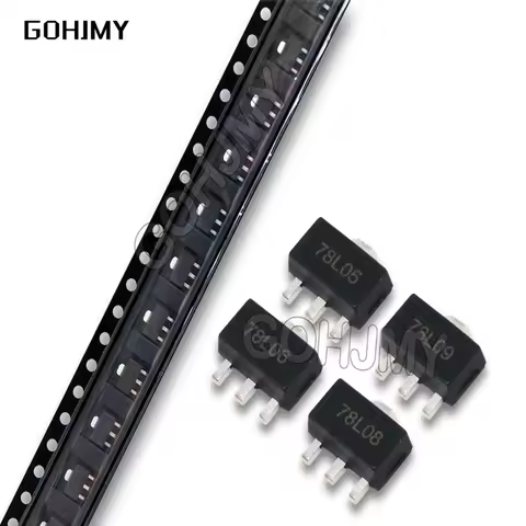 10PCS 78L05 78L06 78L08 78L09 78L10 78L12 78L15 78L33 79L05 HT7130 HT7133 HT7333 HT7350 HT7833 SOT89