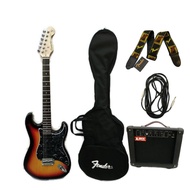 Century กีตาร์ไฟฟ้า Century รุ่นCE-A38 SB +กระเป๋าใส่กีตาร์Fender+สายสะพายFENDER+แอมป์Rock+สายแจ็ค