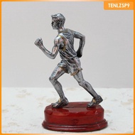 [tenlzsp9] Male Long Distance Runner Statue Decorative 4x2.4x6inch Collectible Tabletop Decoration f