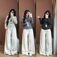 Figoshop Aolenkelech8350_P6k6 loose long-sleeved off-the-shoulder montoghi sweater