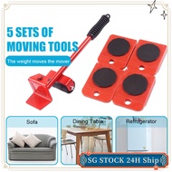 [SG Seller]Furniture Transport Lifter Mover Tools Rolling Wheels Corner Furniture Lifter Heavy Duty 