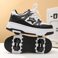 Ultra-Light 4-Wheel Detachable Roller Skates for Kids Outdoor Casual Sneakers for Boys & Girls Sport