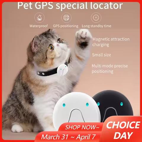 Smart Pet GPS Tracker 2G GPS Wifi Locator Real-Time Call Remote Control Pet Activity Monitor Trackin