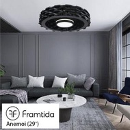 Framtida - Framtida 風扇燈 LED Ceiling Fan Anemoi 29"(Black) 吊扇燈 無葉風扇 LED Ceiling Fan