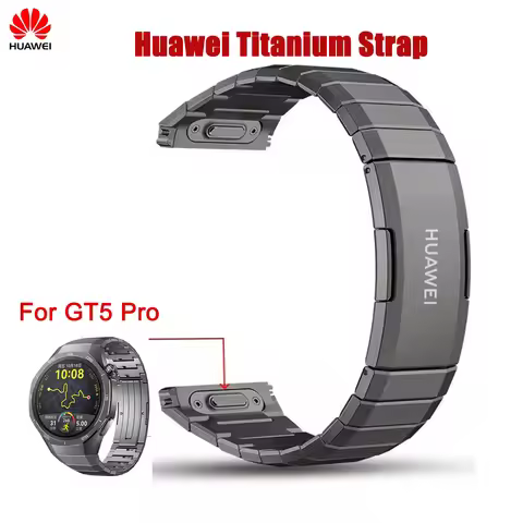 100% Original Huawei Titanium Strap for Huawei Watch GT5 Pro 46mm, 48g Watchband