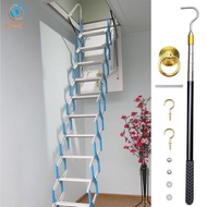 [Dovewill] Heavy Duty Loft Ladder Hook Telescopic Pole Attic Stair Pull Kit for Folding Attic Ladder