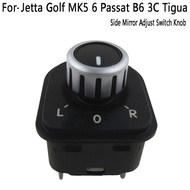 Car Side Mirror Switch with Heating Function Side Mirror Adjust Switch Knob   Golf MK5 6  B6 3C Tigu