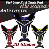 Motorcycle Stickers For Yamaha FJR1300 FJR 1300 Tank Pad Protector 3D Sticker Decal Fuel Gas Anti Sl