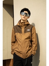 North face  หน้าแจ็คเก็ตเหนือ2025ฤดูใบไม้ผลิต้นเปลือกนิ่มกลางแจ้งกันน้ำเสื้อแจ็คเก็ตกันลมสำหรับผู้ชา