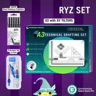 RYZ SET Synchronicity Digitools A3 Drawing Board Profile | LUMISPARK Drafting Board Acrylic RAPIDA3