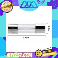 0.2A 250V GLASS FUSE - FAST/QUICK BLOW 5mm x 20mm - F0.2AL250V