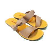 Sandal Papirut Wanita Terbaru Model Pita - Sandal Kulit Jeruk Wanita - Sandal Wanita Pita Teplek - Sandal Perempuan Remaja Kekinian - Sandal Non Slip Wanita - Sandal Lentur Empuk - Sandal Selop Wanita Ban 2 - Sandal Double Strap Wanita - Sandal Tasik Flat