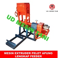 MESIN EXTRUDER CETAK PELET APUNG IKAN LENGKAP FEEDER ( GRATIS ONGKIR )