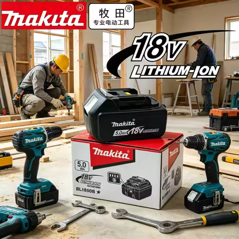 Makita Power battery 18V 5000mAh Makita BL1830B BL1850B BL1850 BL1840 BL1860 BL1815 Replacement Lith