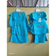 baju raya budak perempuan warna biru new item