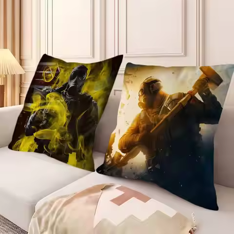 R-Rainbow Six Siege Pillow Gifts Home Office Furnishings Bedroom Sofa Car Cushion Cover Case 45x45cm