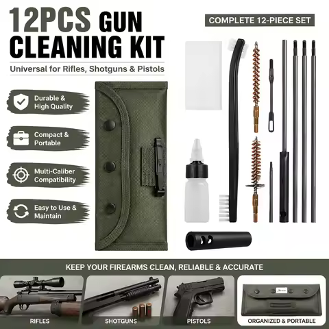 10PCS/Pack AR15 M16 M4 Gun Brushes Cleaning Kit Airsoft Pistol Cleanner 5.56mm .223 22LR .22 Tactica
