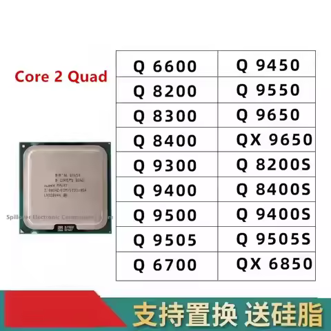 Fast DeliveryCore 2 Quad Q6600 Q8200 Q9500 Q9400 QX9650 Q9400 Q8400 Q9550 Q8300 Q9300 Q9650 Q9450 Q9