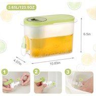 1 Gallon Drink Dispenser for Fridge, Gallon Water Dispenser, Water Container with Spigot Ice Tea Pit