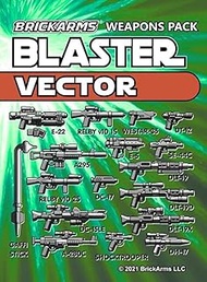 BrickArms Blaster Vector Weapons & Blaster Pack for Minifigures Star