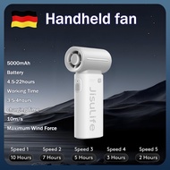 JISULIFE Handheld Fan Life9 Mini Portable Jet Fan Rechargeable USB Fans With 5 Gears Strong Wind Sui