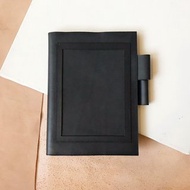 真皮書套_無印良品B6尺寸_明信片版_黑