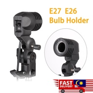 1.8m Cable Cord Light Bulb Stand E26 / E27 AC Socket Lamp Holder with Umbrella Holder Photography Li