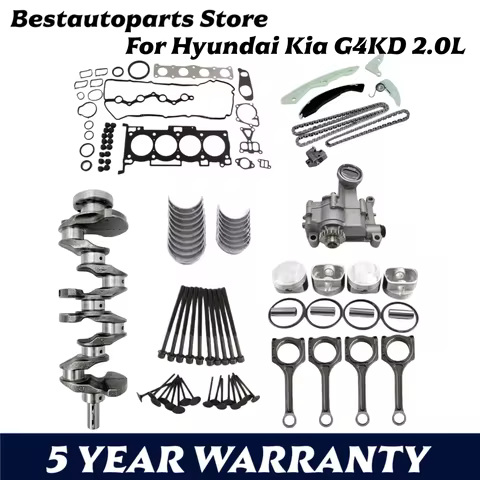 G4KD AUTO Engine Overhaul Rebuild Kit Crankshaft Rods OIL PUMP KIT For Hyundai Sonata KIA cerato 2.0