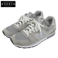 New Balance Men's CM996GR2 Sneakers in Excellent Condition, Gray, Size 25.5cm