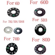 Tag plate nameplate Camera repair parts For Canon 5D3 60D 70D 6D 80D  7D2 5Ds 5DSR mode dial pad turntable patch