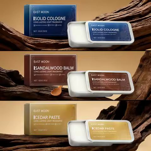 3Scents Men's Solid Cologne Lasting Fresh Cologne Pheromones Fragrance Men Deodorant Portable Woody 