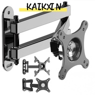 KAIKXIN LCD Monitor Bracket, Extendable Wall Mount Computer Bracket, Universal 10-37in Sturdy Rotata