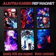 JUJUTSU KAISEN Ref Magnet | Version 2 | Anime | Souvenir ATM Size | Waterproof,Scratch Proof &