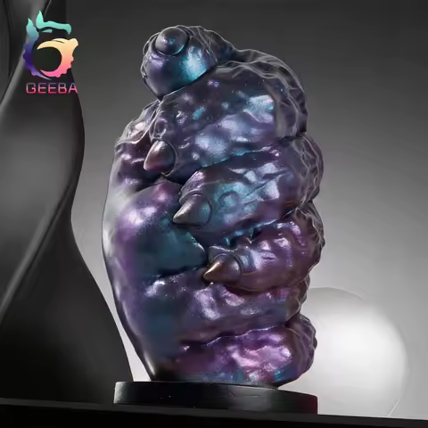 GEEBA Fantasy Adult Fist Design Men's Masturbator Silicone Full-channel Masturbator Cup Pocket Pussy