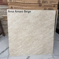 Granit Lantai/Teras Carport Stone Embose 60x60 Arna Amani Beige