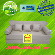 Inoac Sofabed nomor satu sofa bed bahan oscar anti air 200x180x20 cm bahan waterprof Inoac Original