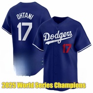 2025 World Series Champions Jersey Los Angeles Dodgers Shohei Ohtani Blue Baseball Jersey