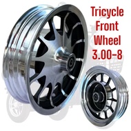 3.00-8 Tricycle Front Wheel Rim Depan Scooter Tiga Roda Electrik 13x3 Electric Scooter 3 Wheel Sport