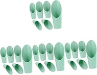 Gadpiparty 24 Pcs Barrel Shovel Live Succulents Plants Succulent Planters Mini Scoop Digging Tools Soil Scoops for Kids Small Plants Planting Potting Cup Flower Shovel Manual Plastic Child