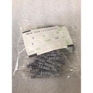 200pcs 2 Watt Resistors size 0.22R-3R3