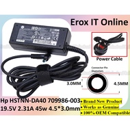 H..p Stream Folio Pavillion HSTNN-DA40 PPP012D-S 709986-003 19.5V 2.31A 45W 4.5 * 3.0mm Laptop AC Ch