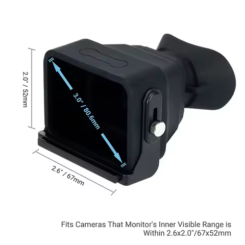 3X LCD Viewfinder Camera 3.0" Camera Viewfinder For Nikon Z30 Sony ZV-1 ZV-1F RX100 Canon G7X